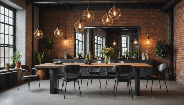 Mobilier en métal et miroirs : l'essence du style loft