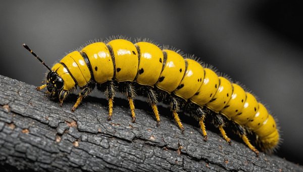 Explorez les secrets fascinants de la chenille jaune et noire